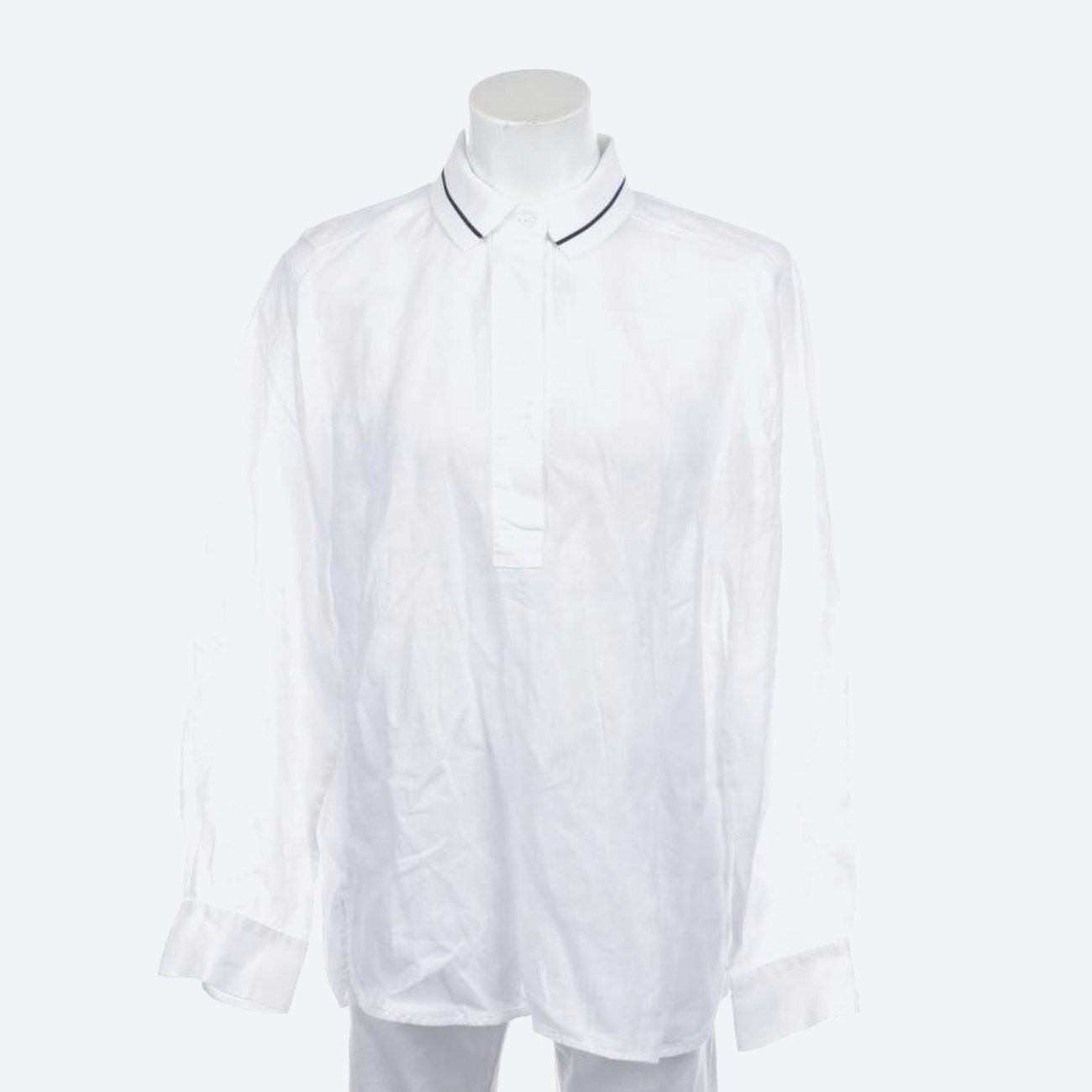 Image 1 of Linen Blouse 38 White in color White | Vite EnVogue