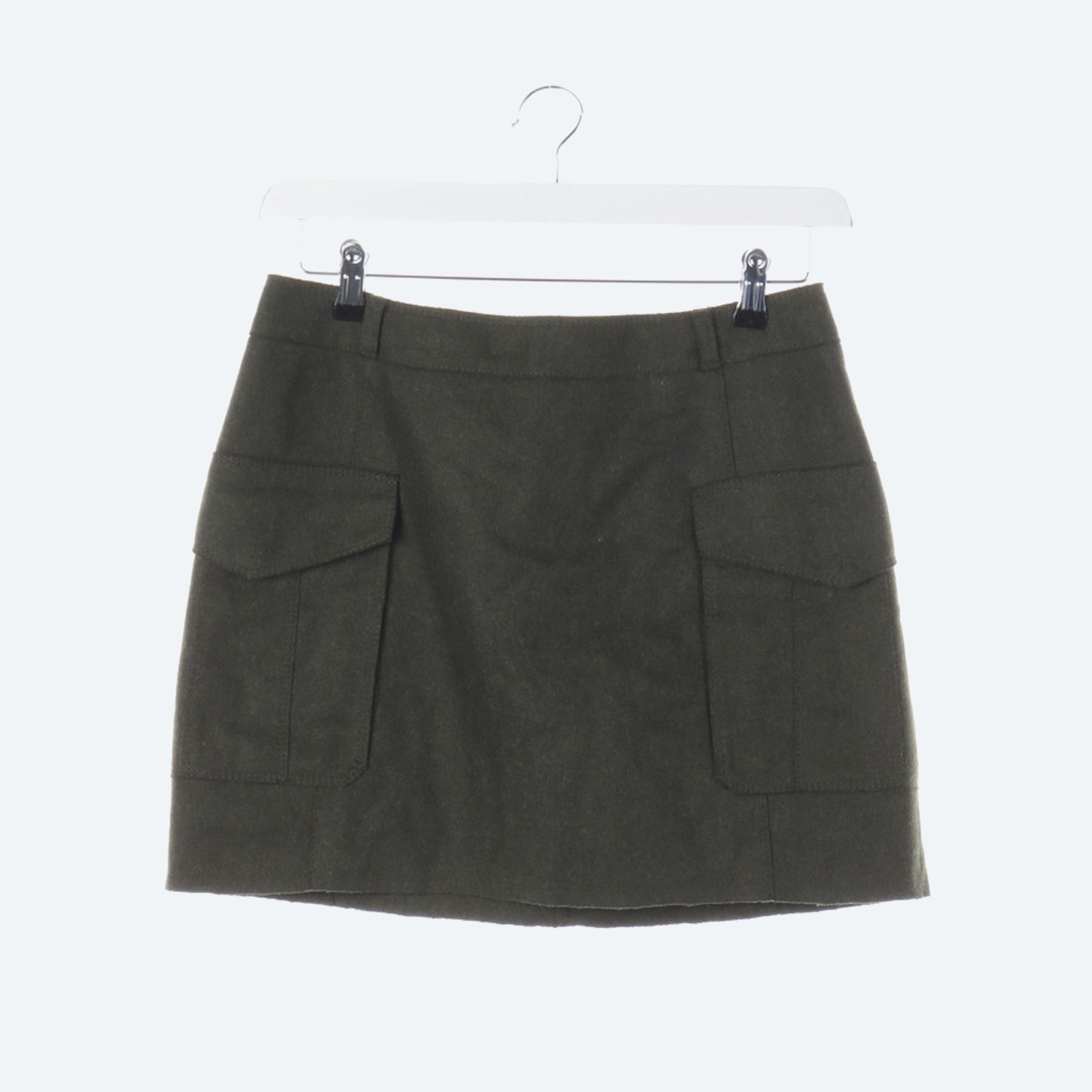 Image 1 of Mini Skirt 40 Forestgreen in color Green | Vite EnVogue