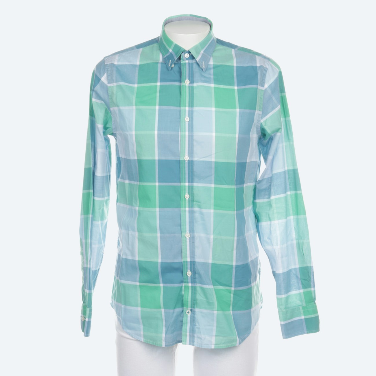 Image 1 of Casual Shirt M Lightgreen in color Green | Vite EnVogue