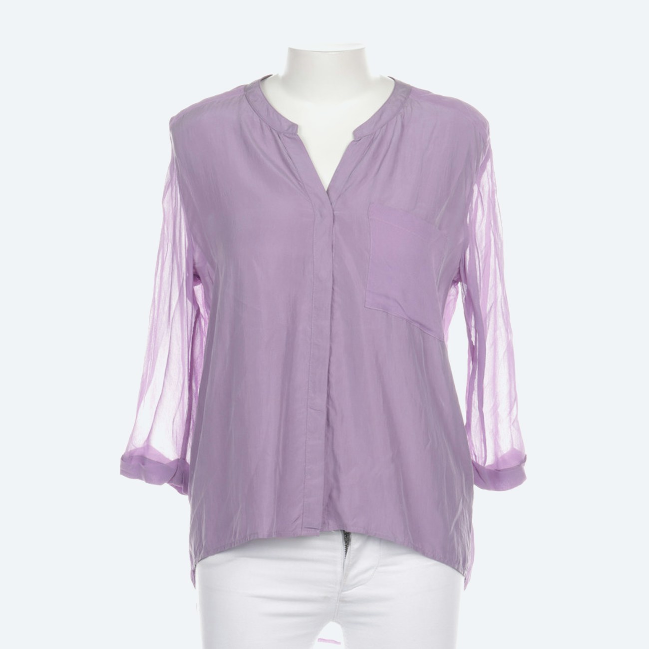 Image 1 of Shirt Blouse M Violet in color Purple | Vite EnVogue