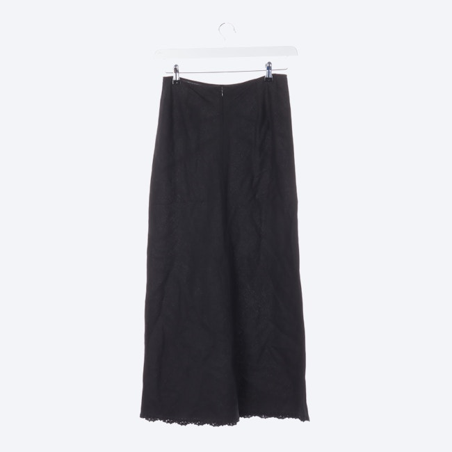 Image 2 of Linen Skirt 34 Black in color Black | Vite EnVogue