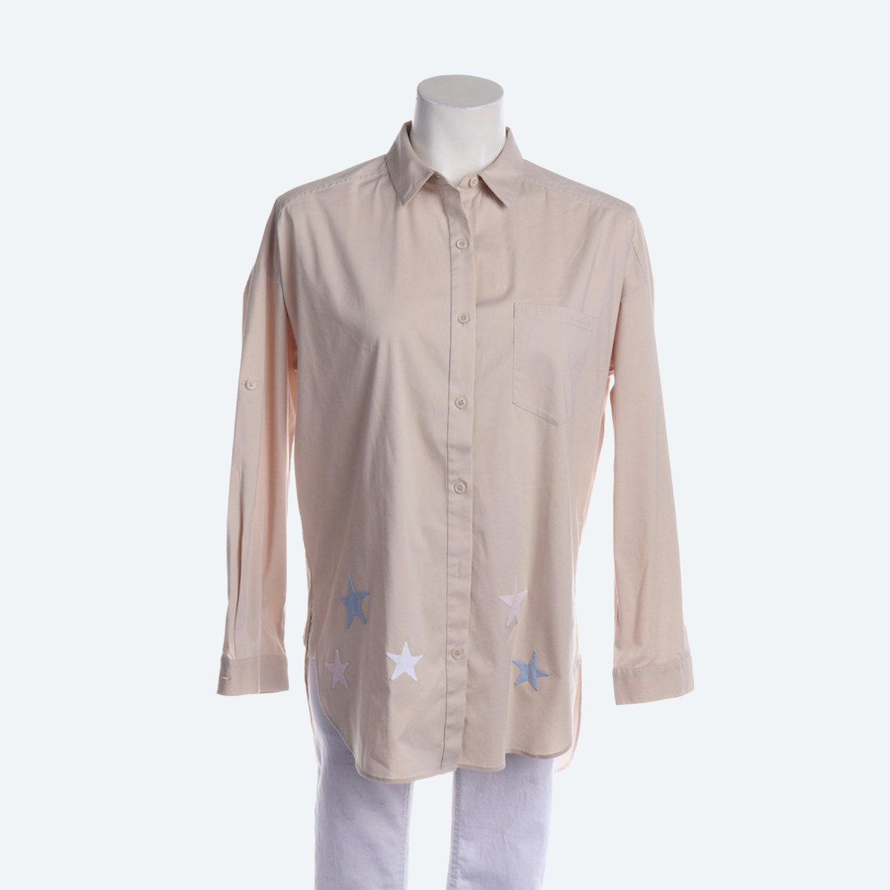 Image 1 of Shirt 34 Tan in color Brown | Vite EnVogue