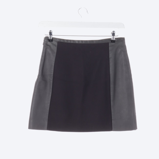 Image 2 of Leather Skirt 38 Gray in color Gray | Vite EnVogue