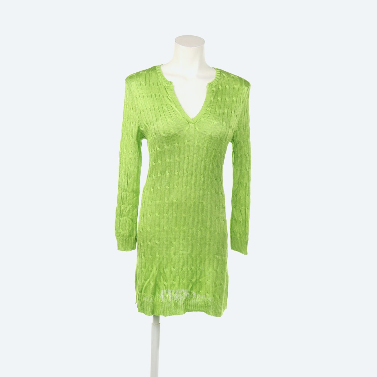 Bild 1 von Seidenkleid L Apfelgrün in Farbe Grün | Vite EnVogue