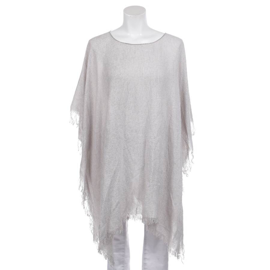 Image 1 of Poncho One Size Beige in color White | Vite EnVogue