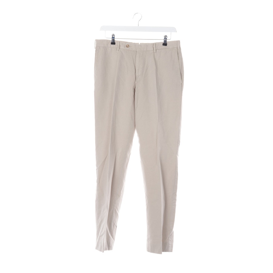Image 1 of Trousers 52 Beige in color White | Vite EnVogue