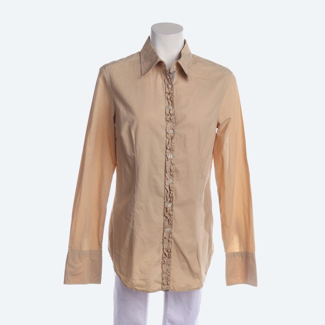 Image 1 of Shirt L Tan in color Brown | Vite EnVogue