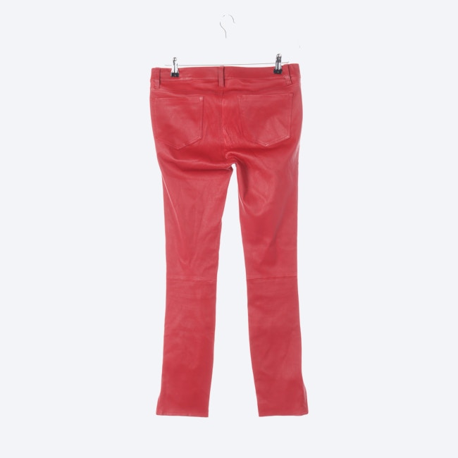 Image 2 of Leather Pants W29 Red in color Red | Vite EnVogue