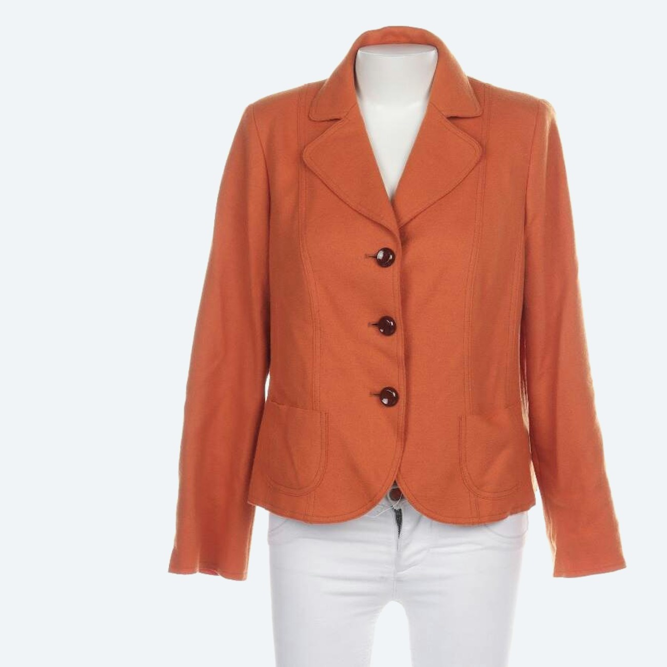 Image 1 of Wool Blazer 46 Orange in color Orange | Vite EnVogue
