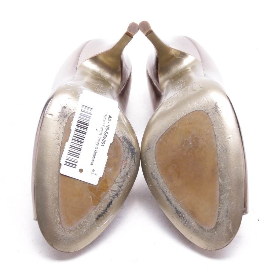 Image 4 of Peep Toes EUR 39 Gold in color Metallic | Vite EnVogue