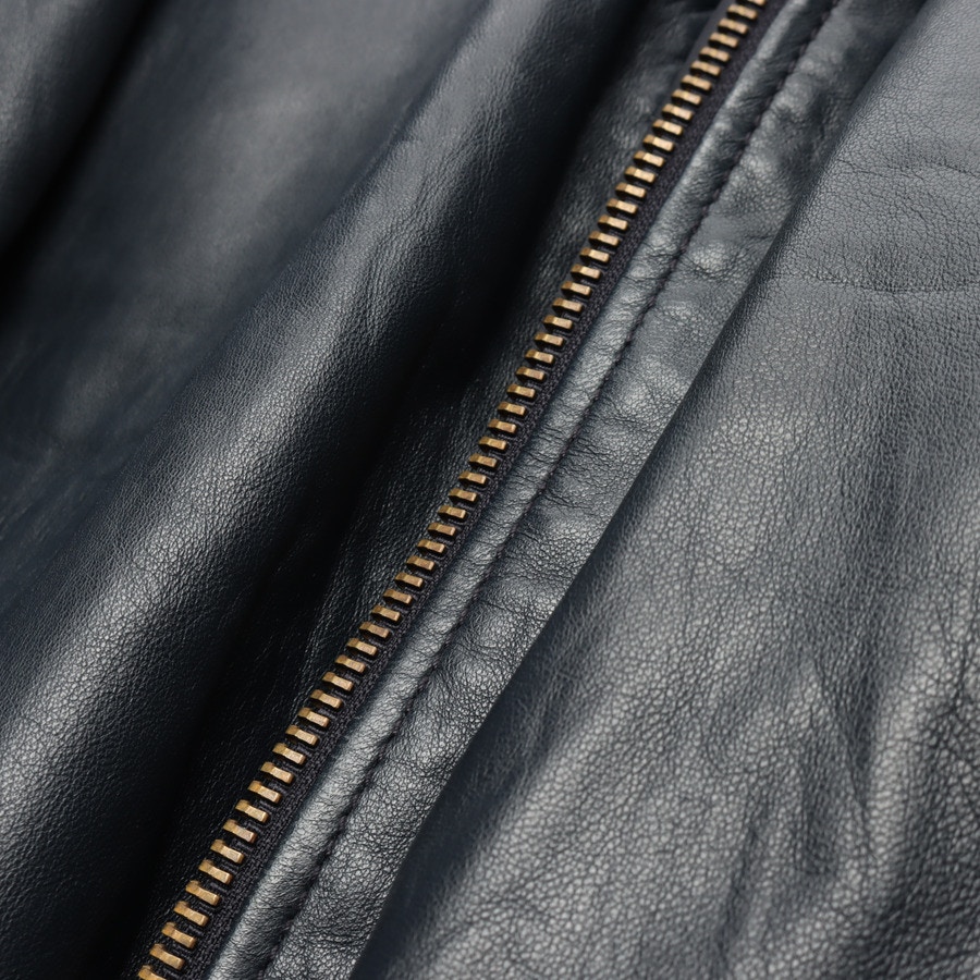 Image 4 of Leather Jacket 50 Blue in color Blue | Vite EnVogue