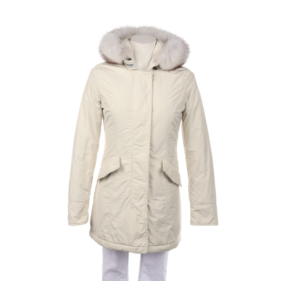 Image 1 of Arctic Parka Winter Coat XS Beige in color White | Vite EnVogue