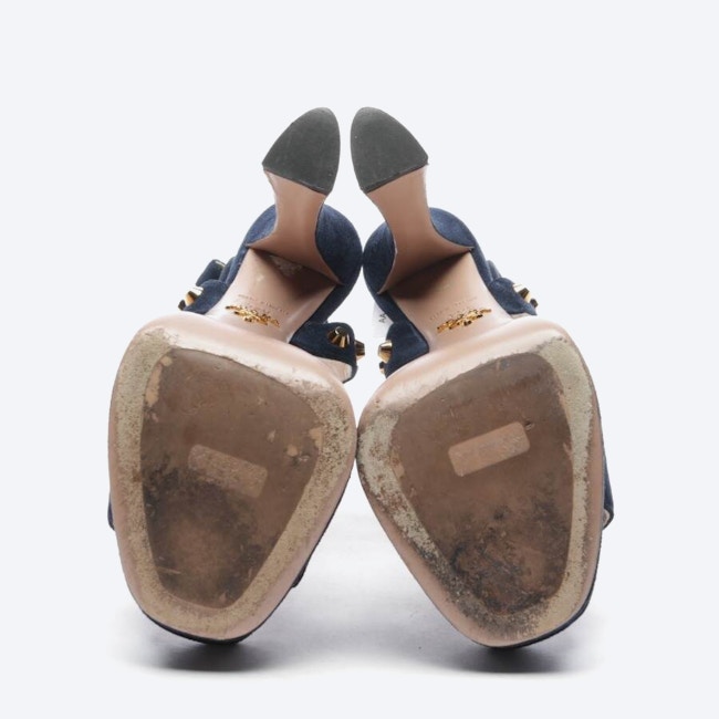 Image 4 of Heeled Sandals EUR 37.5 Navy in color Blue | Vite EnVogue