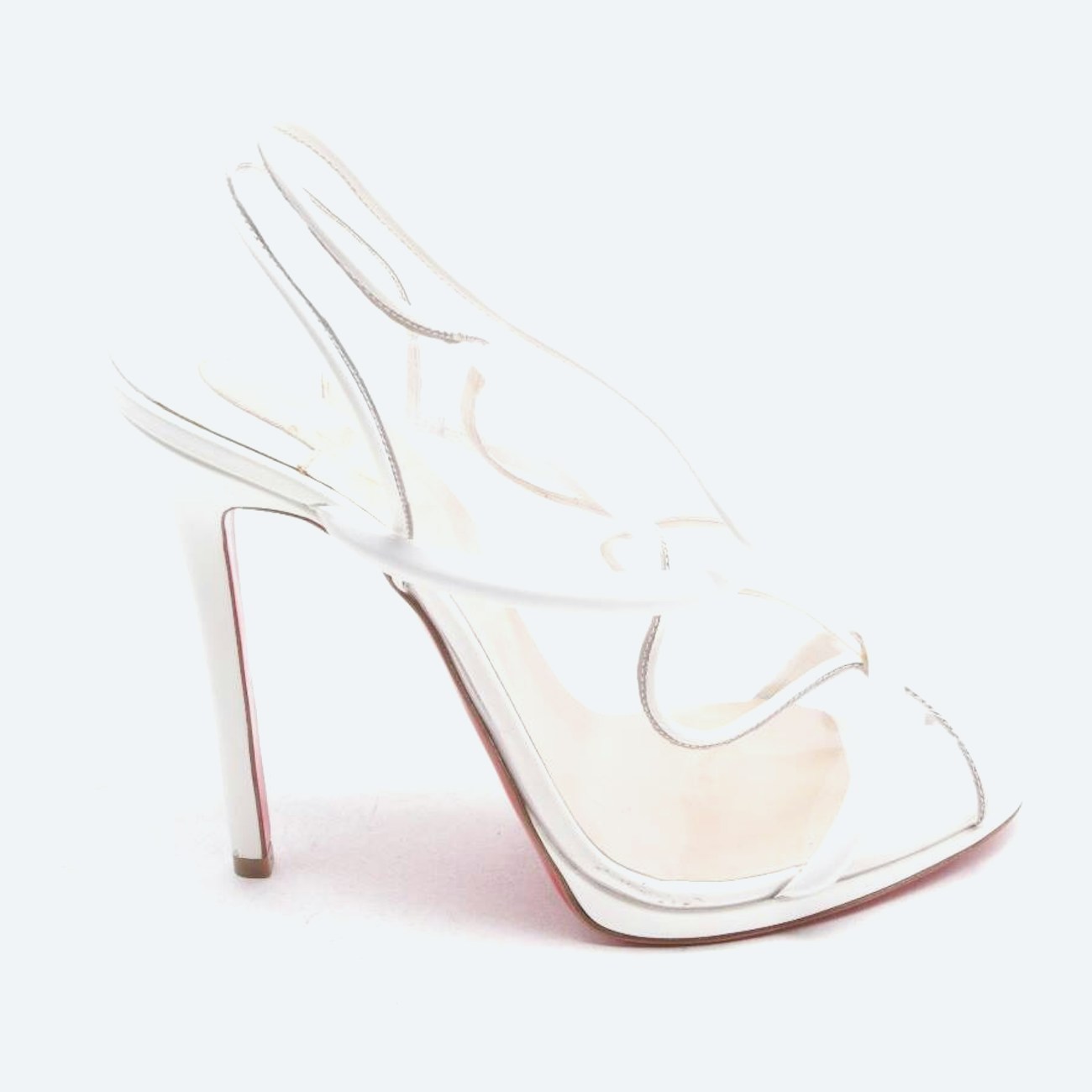 Image 1 of Heeled Sandals EUR 42 White in color White | Vite EnVogue