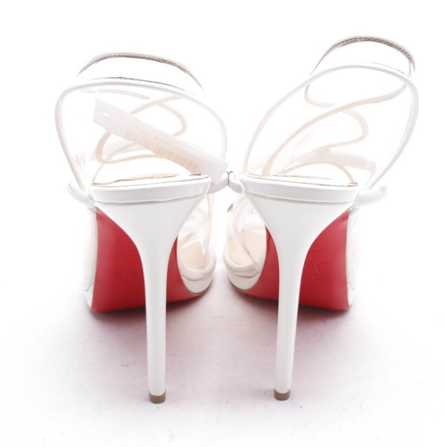 Image 3 of Heeled Sandals EUR 42 White in color White | Vite EnVogue