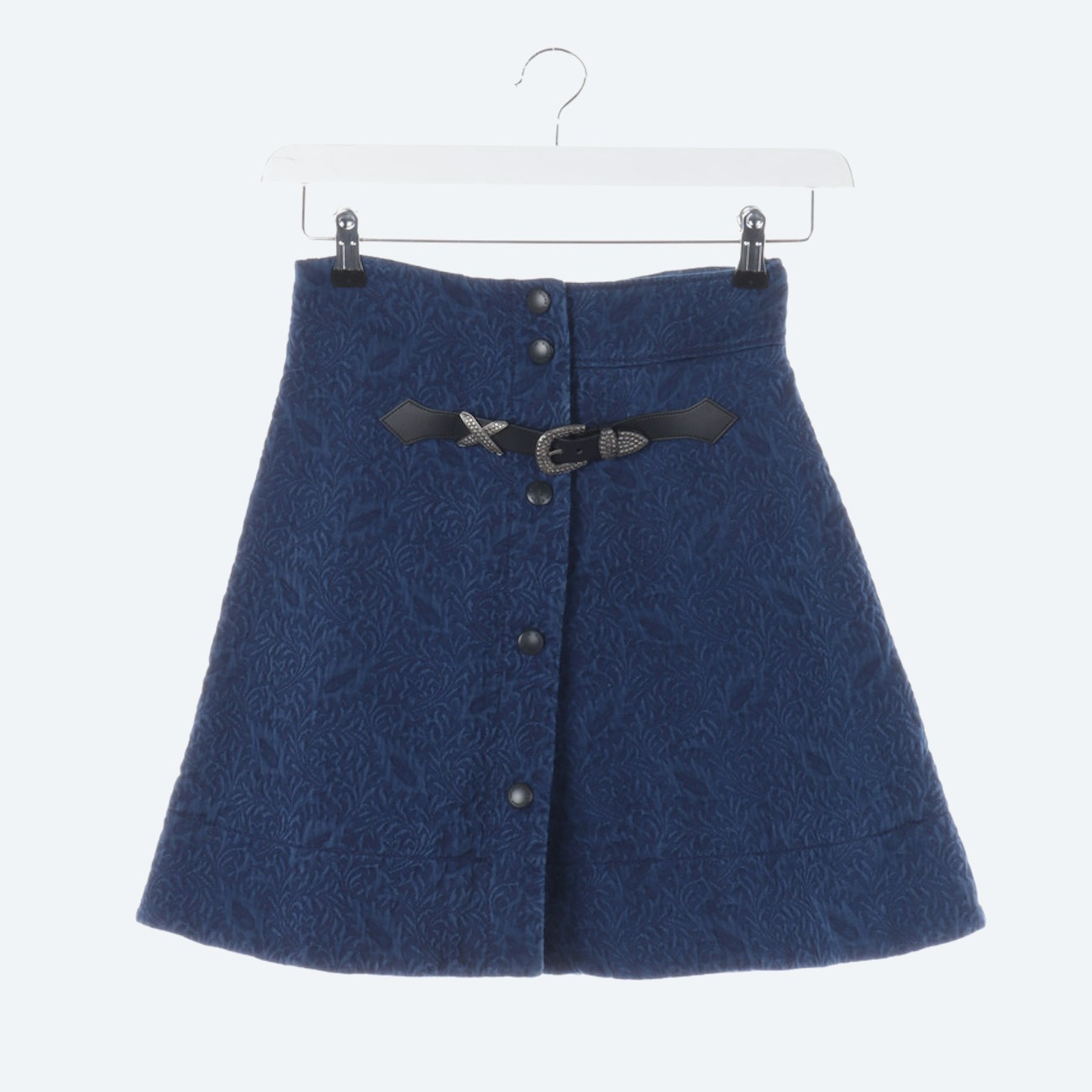 Image 1 of Mini Skirt 32 Navy in color Blue | Vite EnVogue