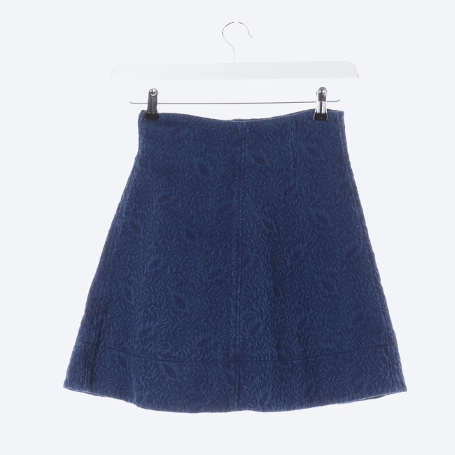 Image 2 of Mini Skirt 32 Navy in color Blue | Vite EnVogue