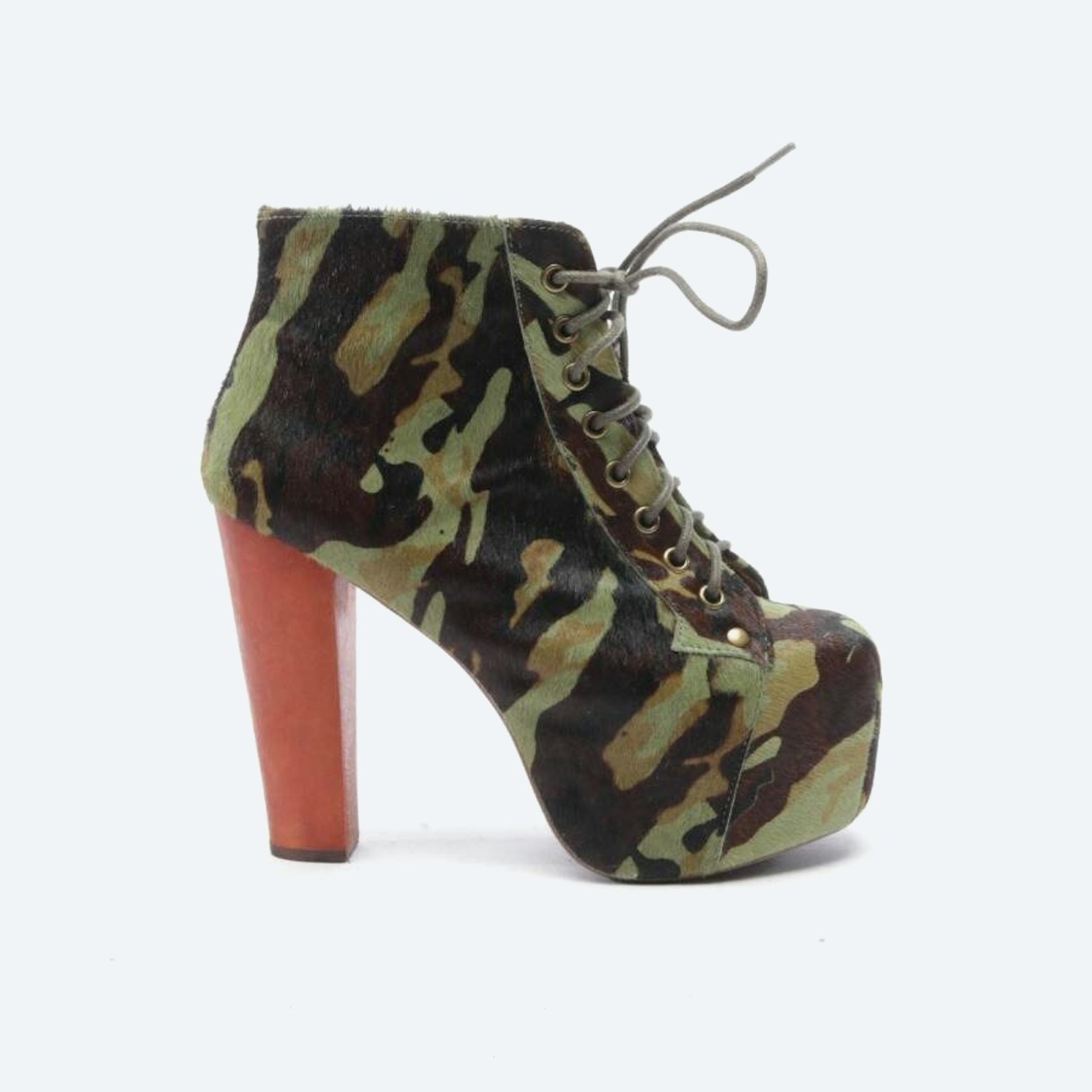 Image 1 of Ankle Boots EUR 36 Camouflage in color Green | Vite EnVogue
