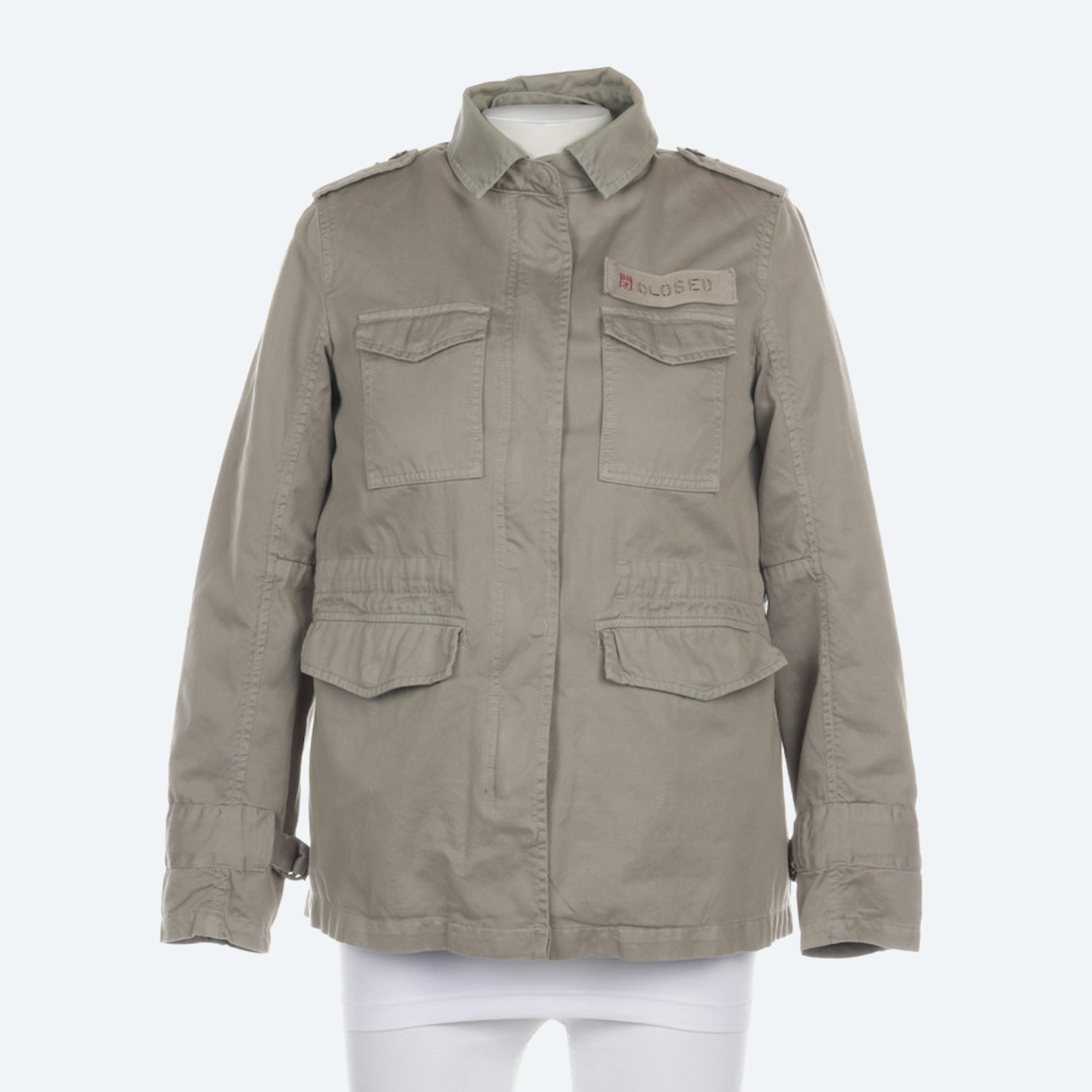 Image 1 of Between-seasons Jacket XS Olive Green in color Green | Vite EnVogue