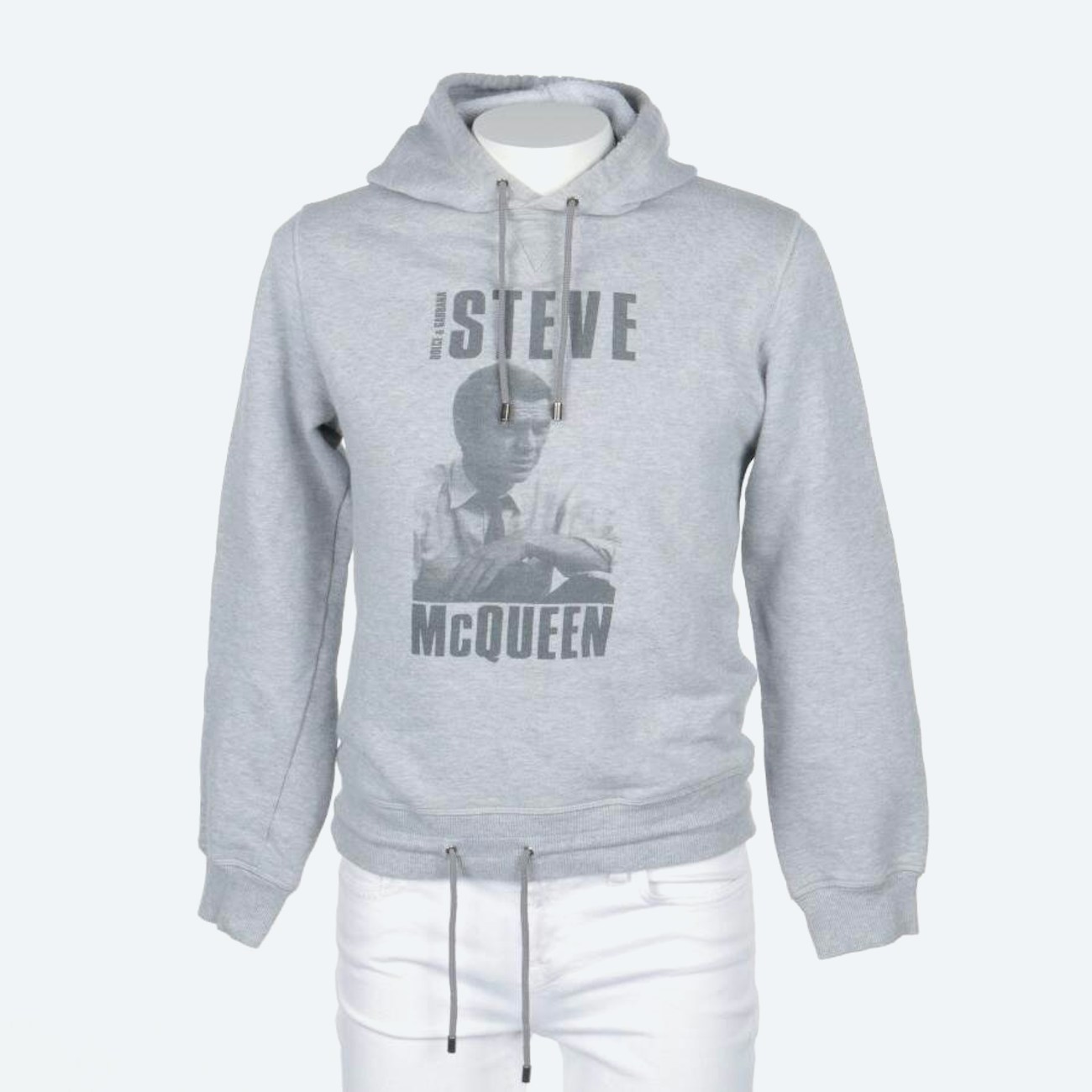 Image 1 of Hooded Sweatshirt 44 Light Gray in color Gray | Vite EnVogue