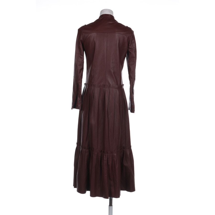 Image 2 of Leather Dress 34 Brown in color Brown | Vite EnVogue