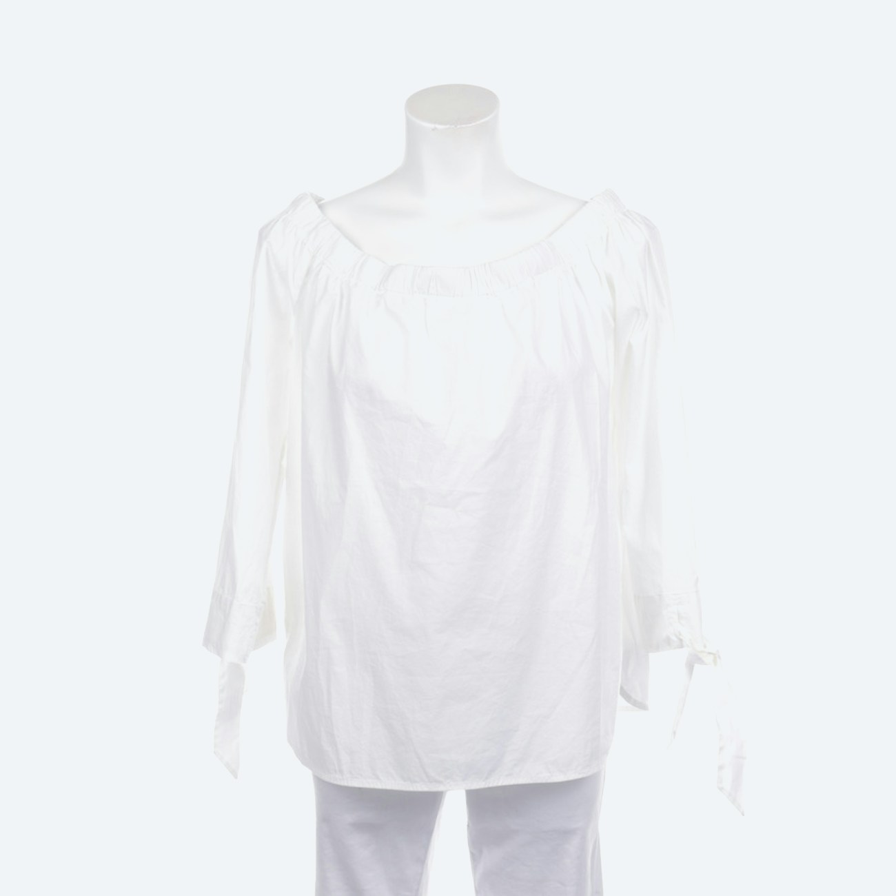 Image 1 of Shirt Blouse 40 Off white in color White | Vite EnVogue