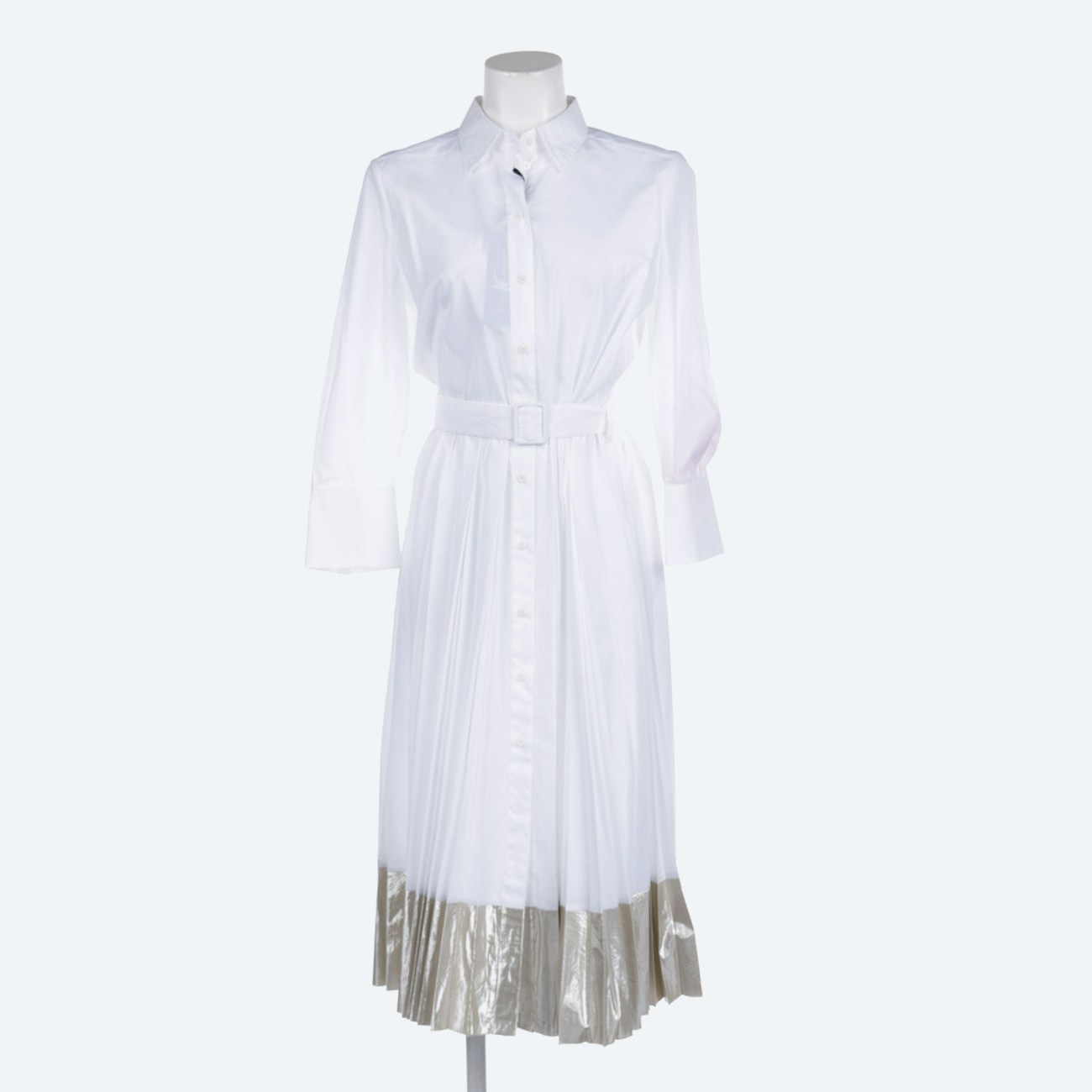 Image 1 of Shirt Dress 38 White in color White | Vite EnVogue