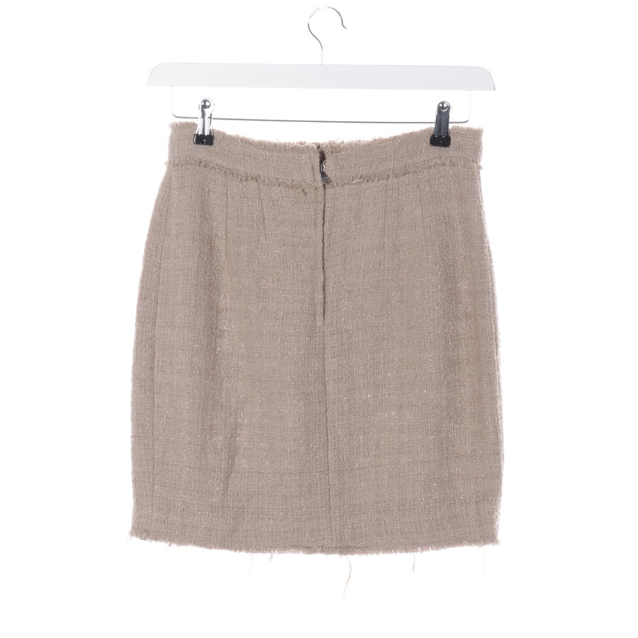 Image 2 of Mini Skirt 36 Beige in color White | Vite EnVogue