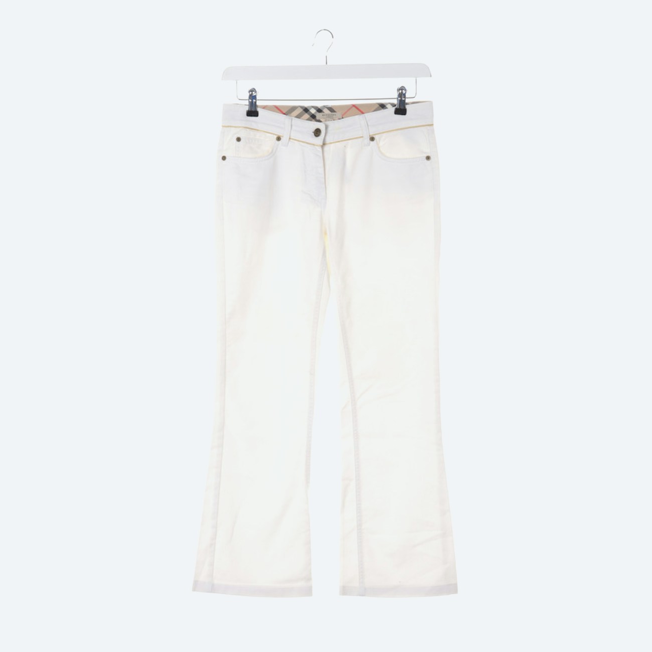 Image 1 of Jeans Bootcut 34 Cream in color White | Vite EnVogue