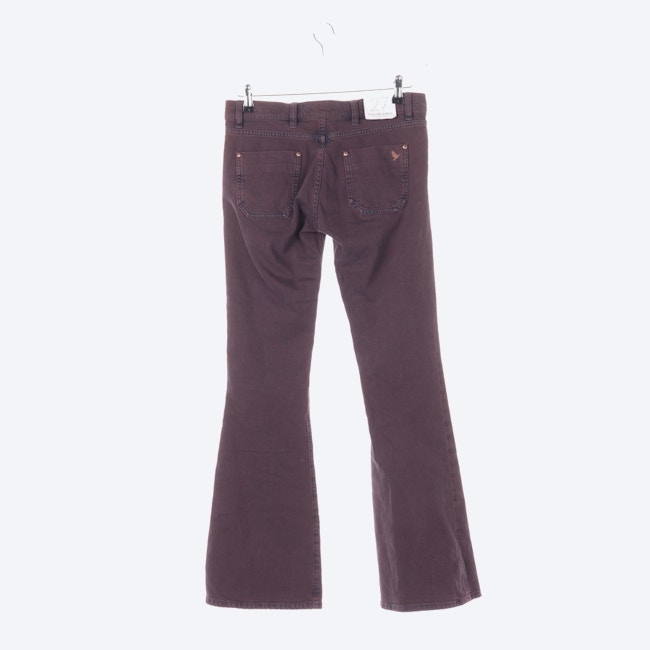 Image 2 of Jeans Flared W27 Bordeaux in color Red | Vite EnVogue