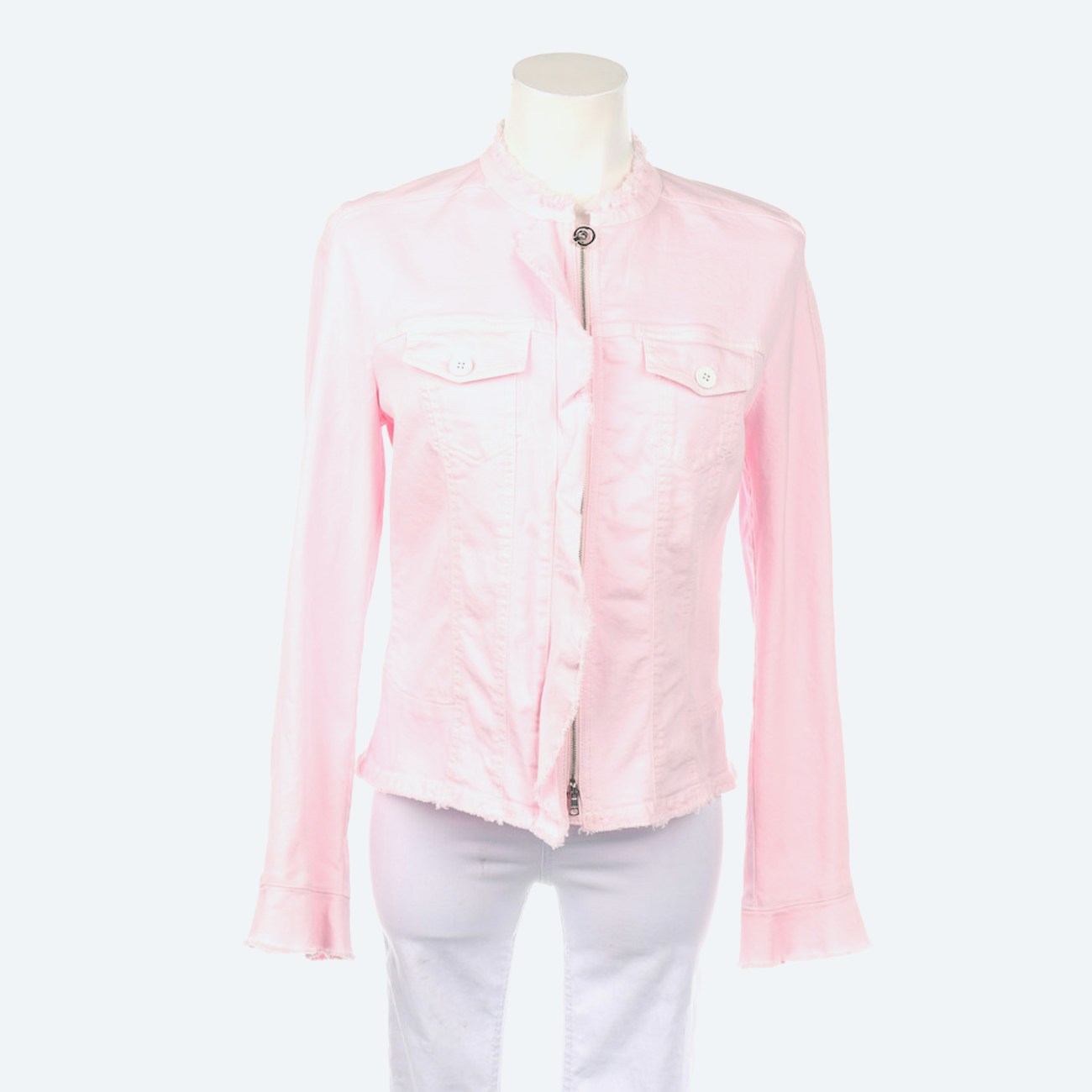 Image 1 of Jeans Jacket 40 Pink in color Pink | Vite EnVogue