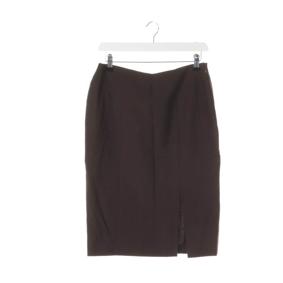 Image 1 of Skirt 38 Mahogany Brown in color Brown | Vite EnVogue