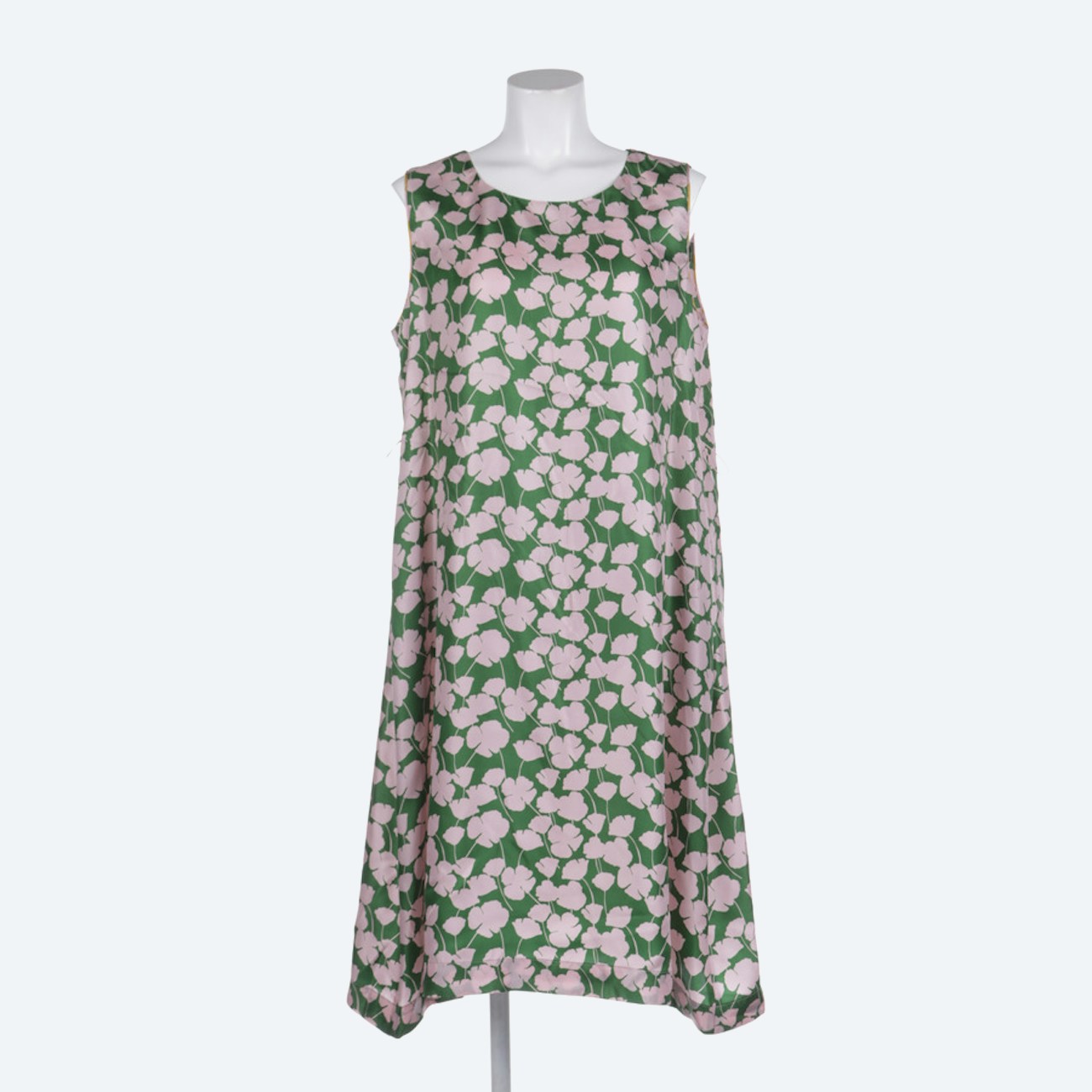 Image 1 of Silk Dress 44 Green in color Green | Vite EnVogue
