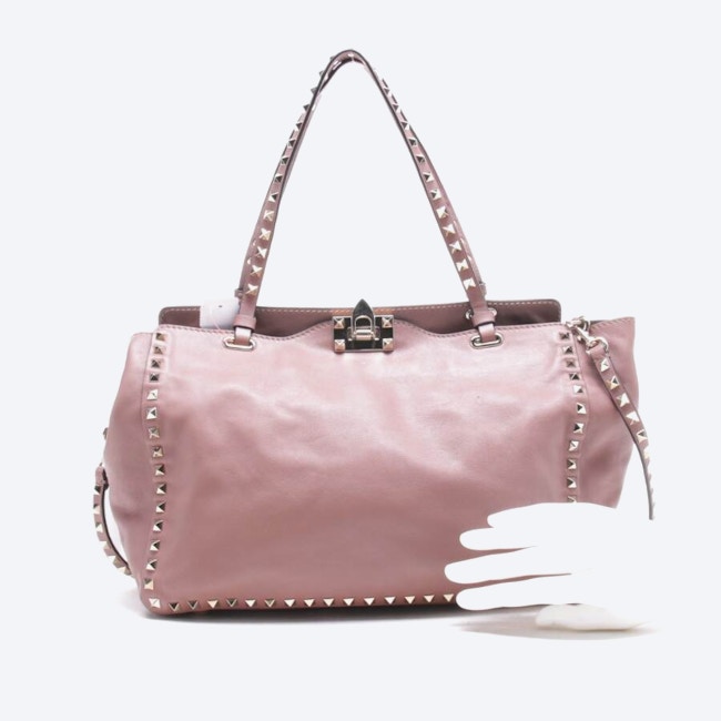 Image 4 of Rockstud Shopper Pink in color Pink | Vite EnVogue