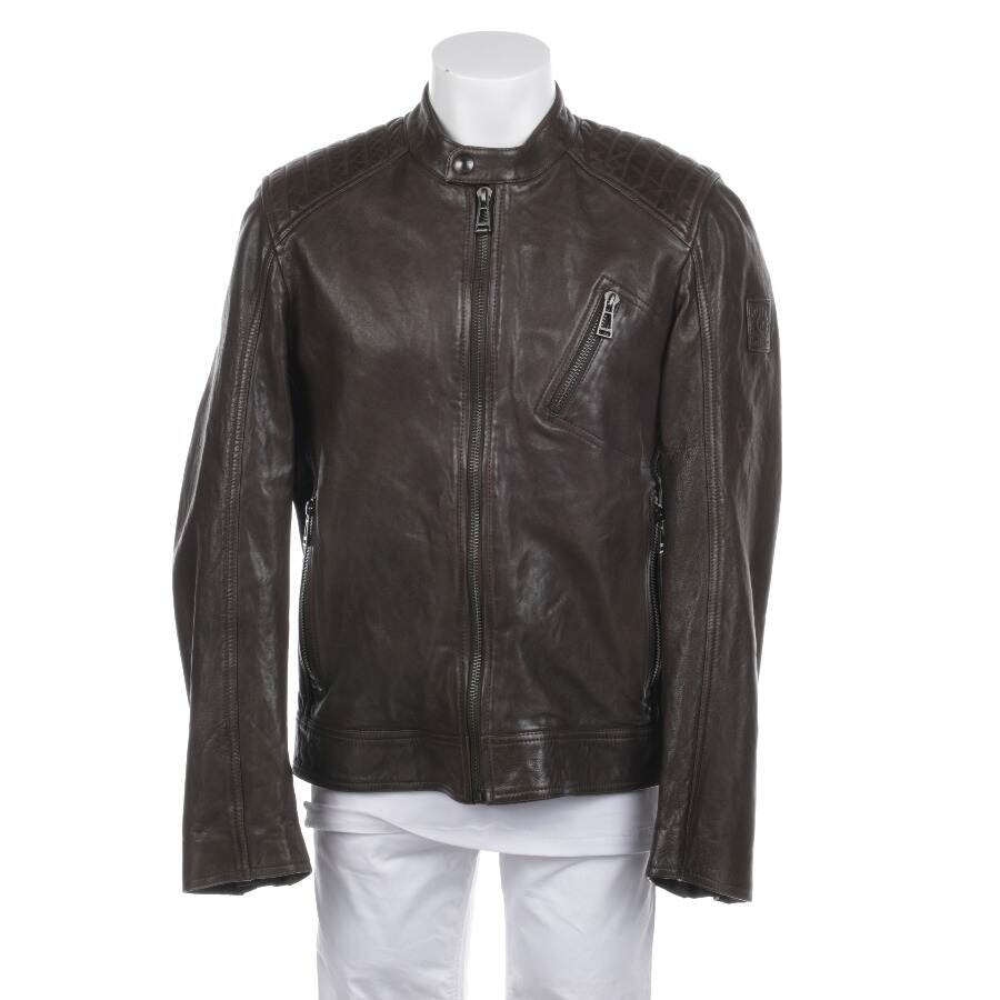 Image 1 of Leather Jacket 40 Brown in color Brown | Vite EnVogue