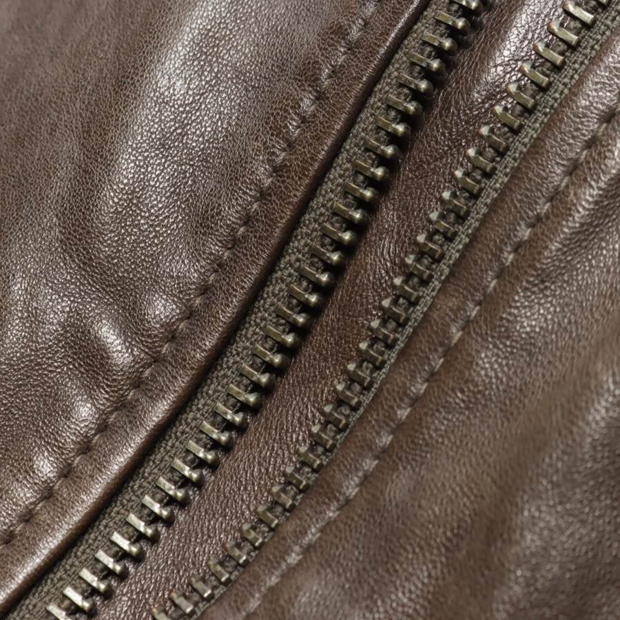 Image 4 of Leather Jacket 40 Brown in color Brown | Vite EnVogue