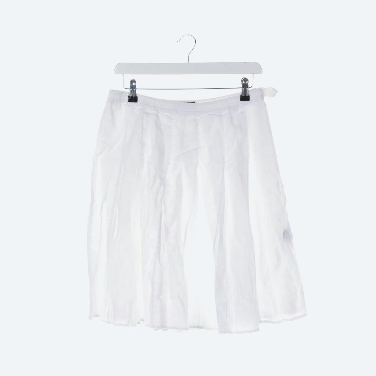Image 1 of Linen Skirt 34 White in color White | Vite EnVogue