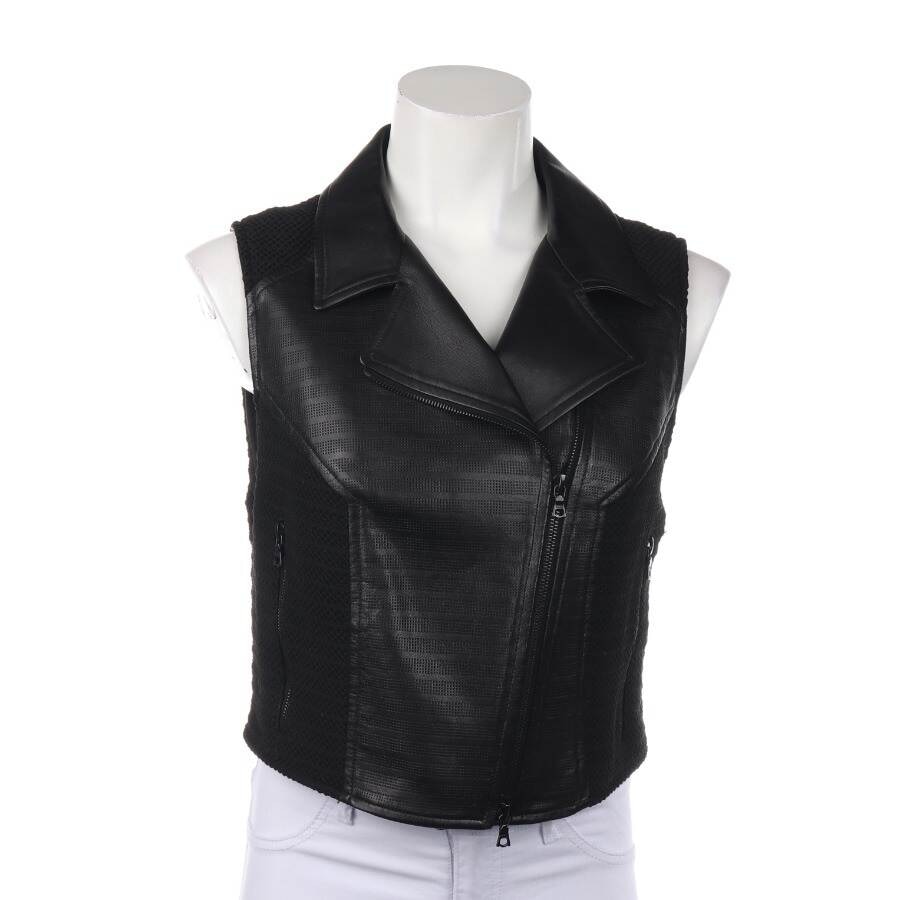 Image 1 of Leather Vest M Black in color Black | Vite EnVogue