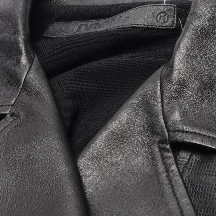 Image 3 of Leather Vest M Black in color Black | Vite EnVogue