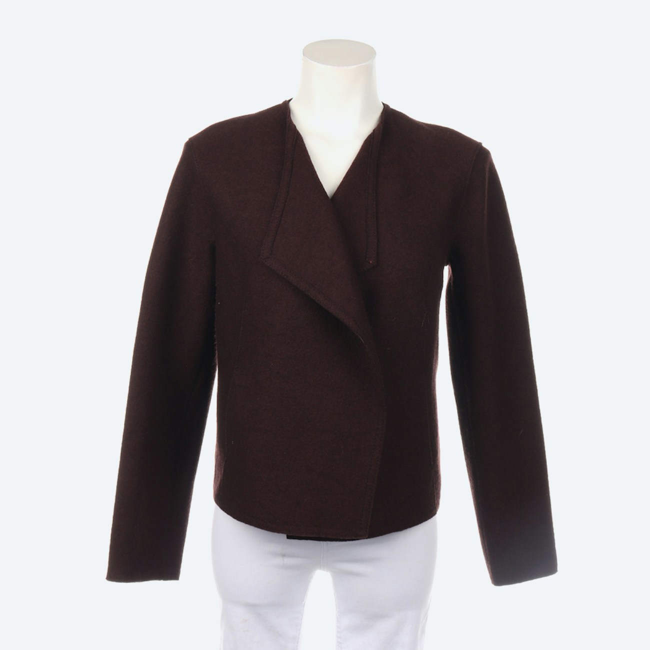 Image 1 of Wool Jacket 38 Dark Brown in color Brown | Vite EnVogue