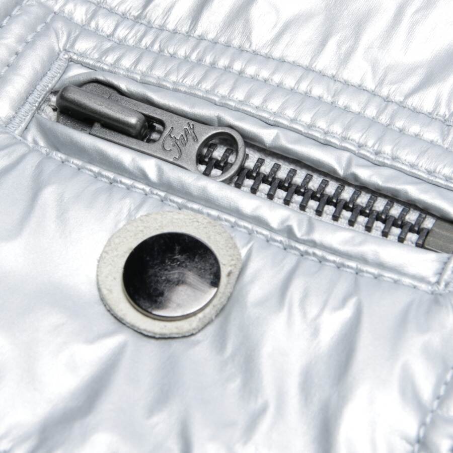Image 4 of Winter Jacket M Silver in color Metallic | Vite EnVogue