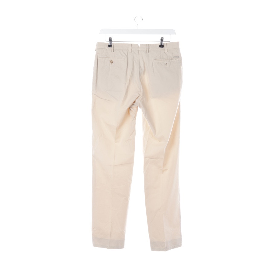 Image 2 of Trousers 52 Beige in color White | Vite EnVogue