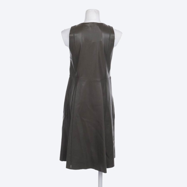 Image 2 of Leather Dress 38 Green in color Green | Vite EnVogue