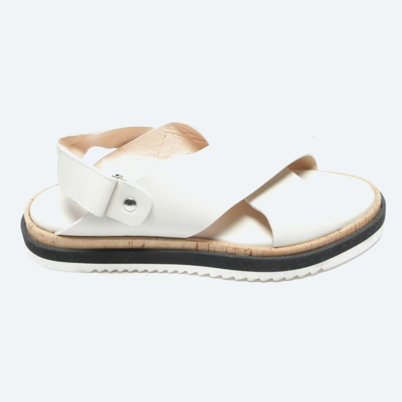 Image 1 of Sandals EUR 38.5 Cream in color White | Vite EnVogue