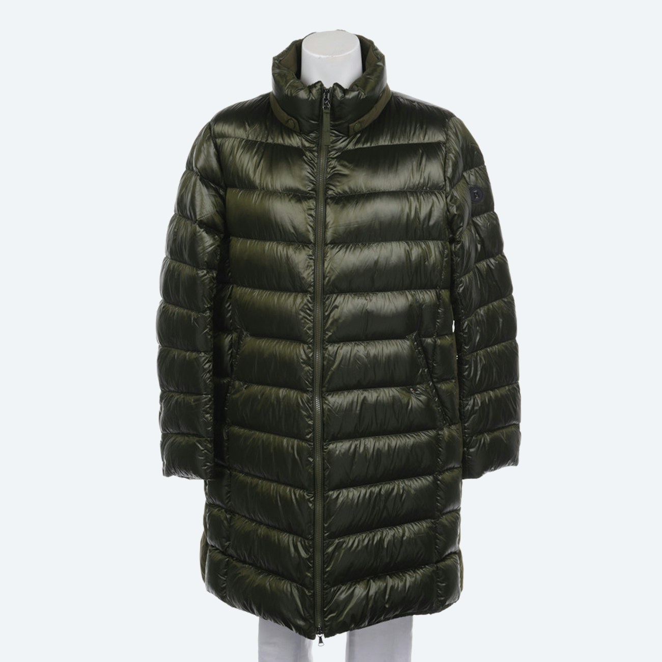 Image 1 of Down Coat 48 Green in color Green | Vite EnVogue