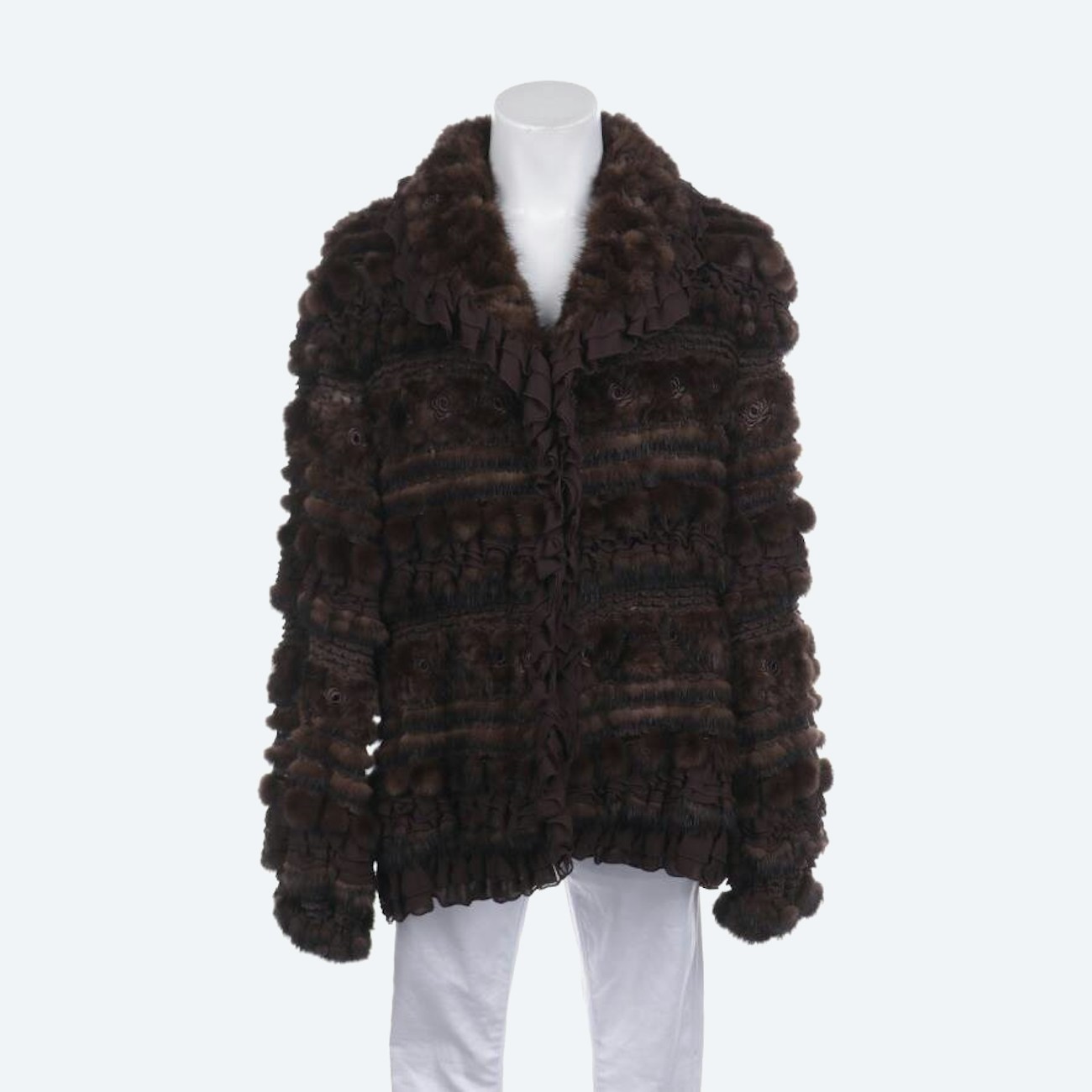 Image 1 of Fur Jacket 40 Brown in color Brown | Vite EnVogue