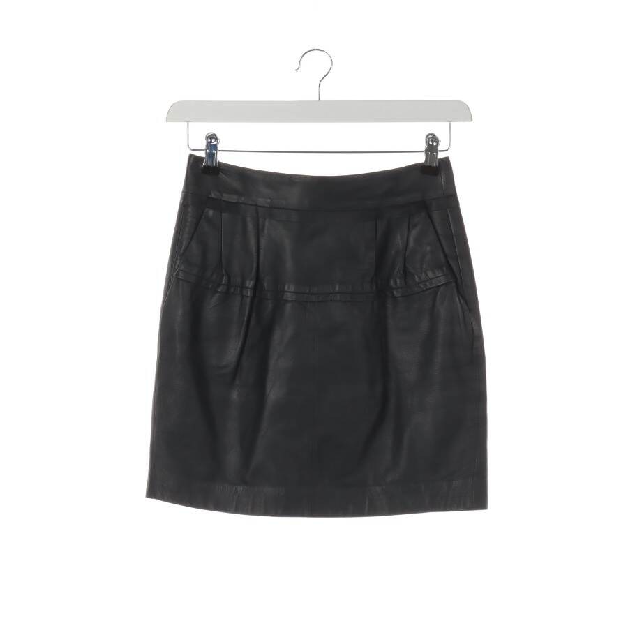 Image 1 of Leather Skirt 36 Navy in color Blue | Vite EnVogue