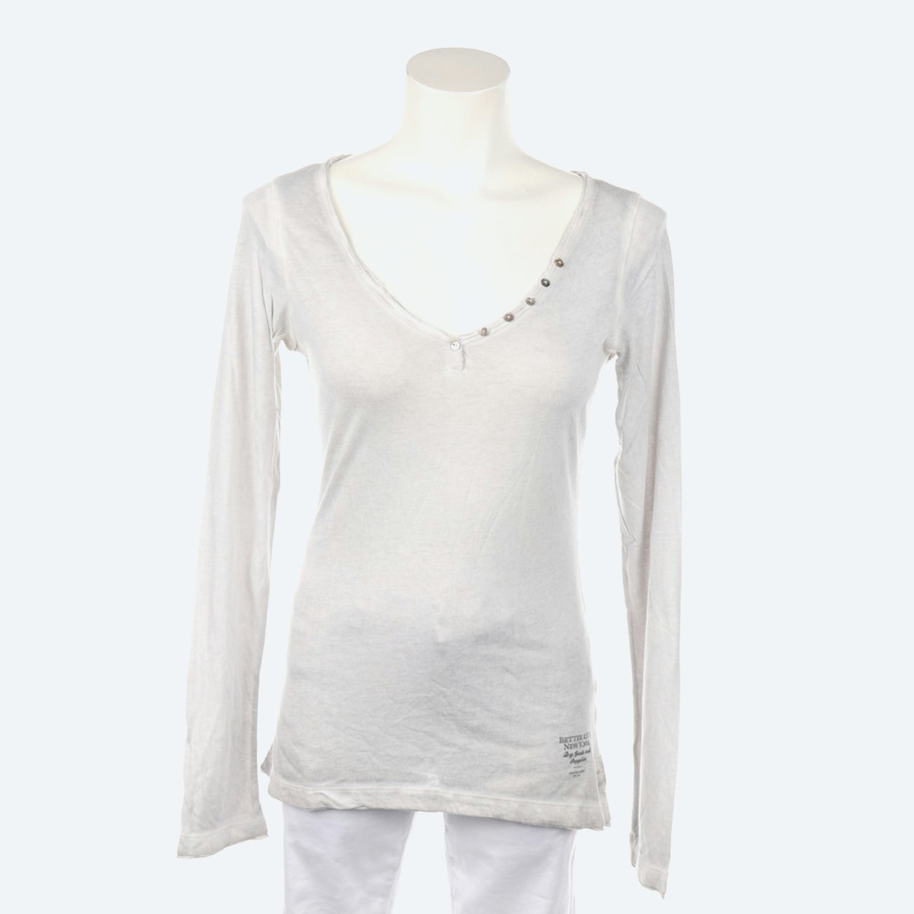 Image 1 of Longsleeve S Lightgray in color Gray | Vite EnVogue