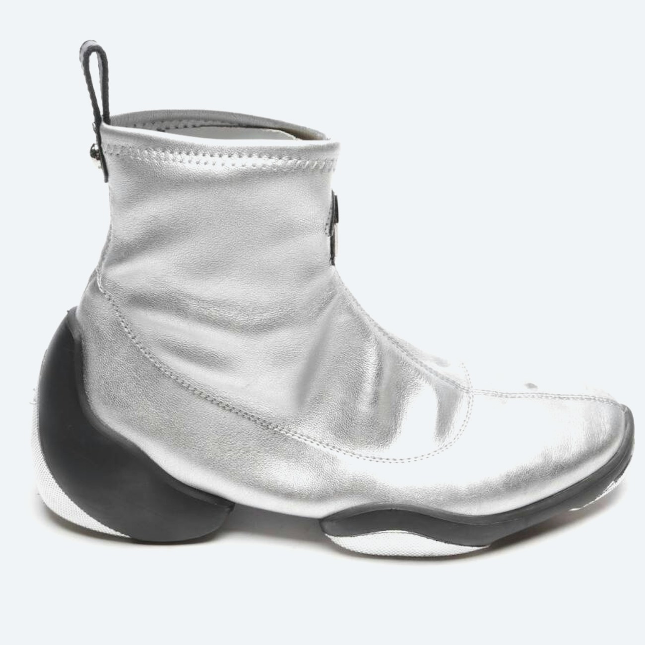 Image 1 of High-Top Sneakers EUR 37 Silver in color Metallic | Vite EnVogue