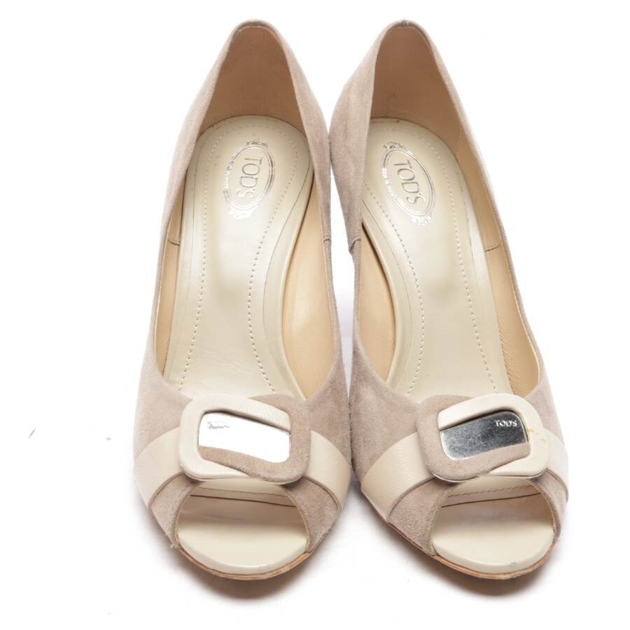 Image 2 of Peep Toes EUR 37.5 Beige in color White | Vite EnVogue